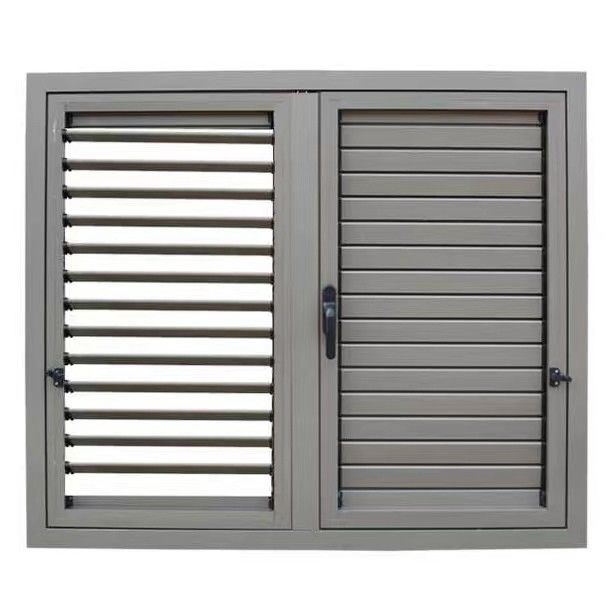 Louver Handle Cranking Shutter with Aluminum Alloy Frame and Customized Colors