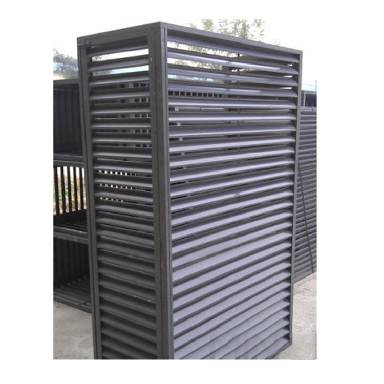 Aluminum Profile Frame 6063-T5 Fixed Plantation Shutter for Beauty and Safety Louvers