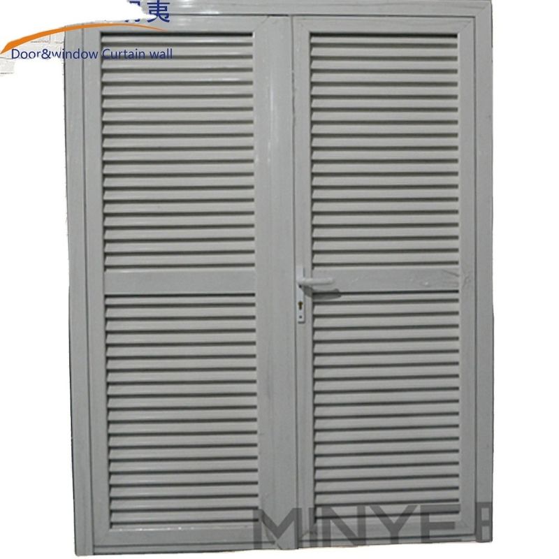 Anti-Wind Fixed Design Aluminum Alloy Louver Shutter with Chinese or German Hardware
