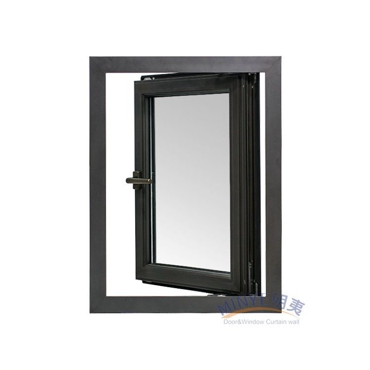 Soundproof Double Glazed AS2047 Low-e Exterior Aluminum Storm Casement Swing Window