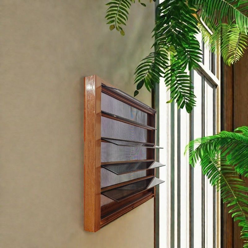 Adjustable Glass Louver Shutter for European Style Exterior Homes in Customized Colors