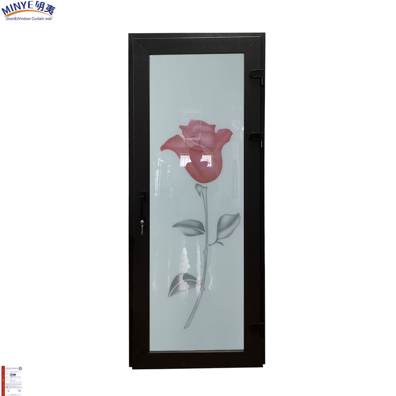 Modern Design Style Vertical Hinged UPVC Door Swing for Villa Made of Aluminum