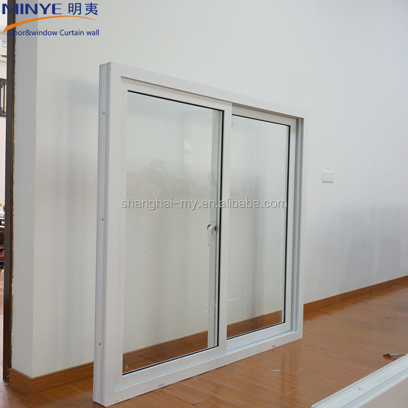Upvc or Vinyl Glass Sliding Hurricane Impact Windows and Doors with Magnetic Screen