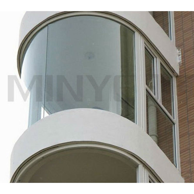 Aluminum Balcony Corner Window Design with Horizontal Opening and Tempered Glass Frame