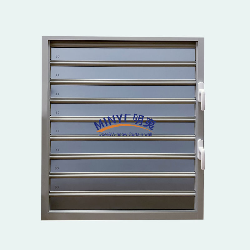 Customized Colors Glass Shutter Window for Good Corrosion Resistance and Modern Design