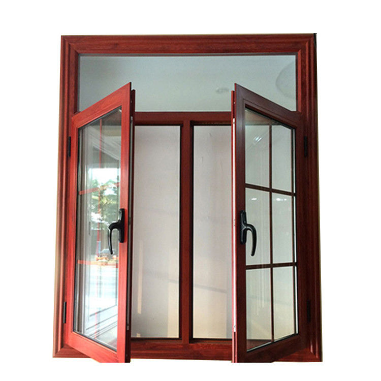 Modern Design House Glass Windows and Doors Side Hung Aluminum Window with Toughened Glass
