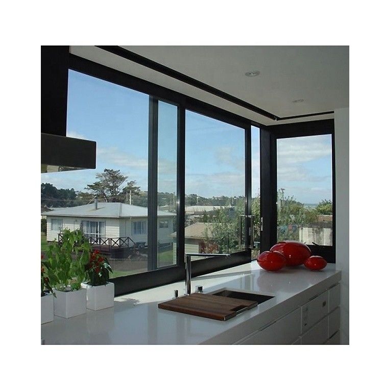 EPDM Double Sealing System Thermal Break Aluminum Sliding Door for Sound Insulation
