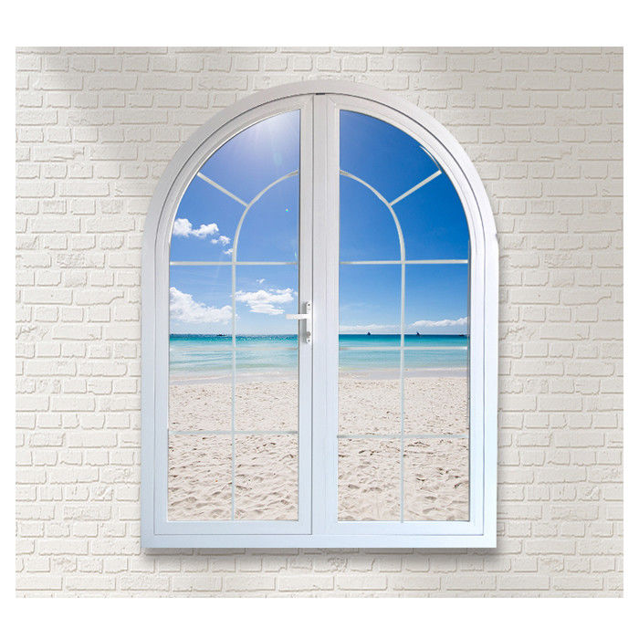 Upgrade Your Home's Entrance with Semi-Circular Top Design Aluminum Entry Doors