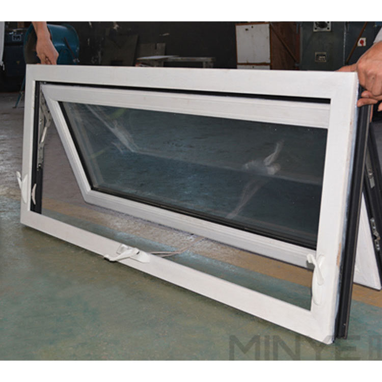 Double Tempered Glass Windows Standard Bathroom Window Size for Aluminum Profile