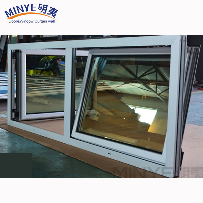 White or Customized Aluminum Profile Spanish Style Tilt and Turn Windows in Shanghai