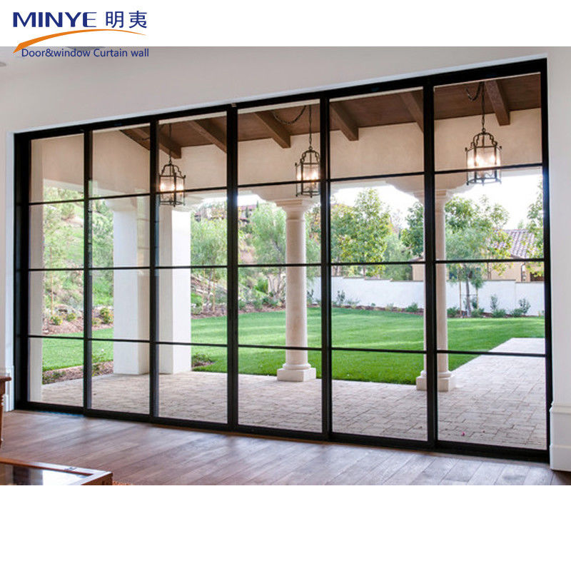 Main Material Aluminum Alloy Interior Customized Security Sliding Doors with Fly Screen