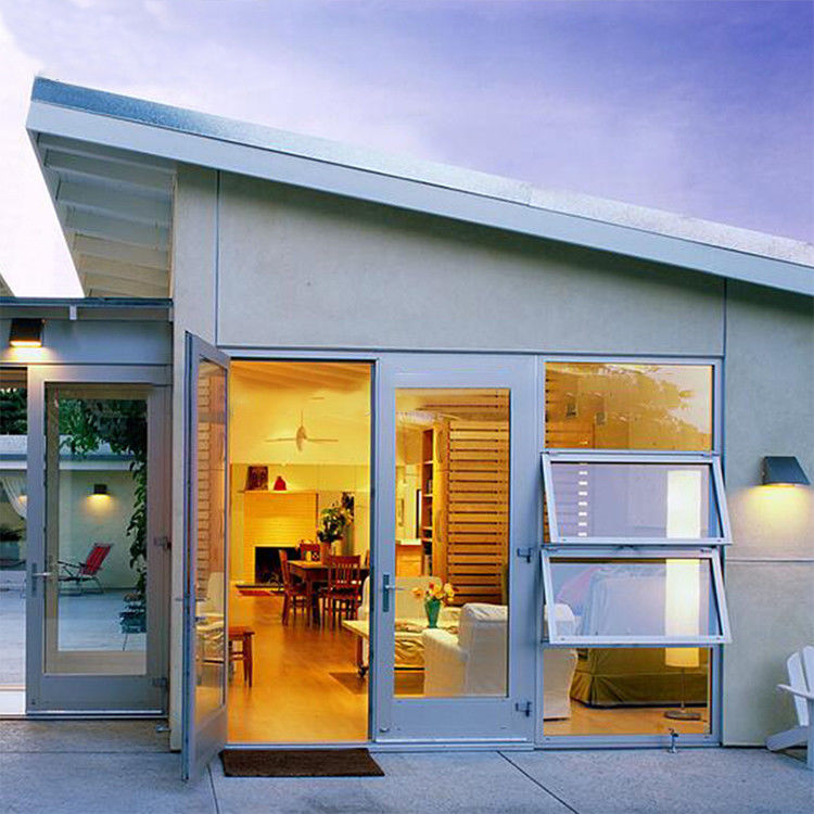 Living Room Heat and Cold Insulation Aluminum Glass Casement Door Color Customization