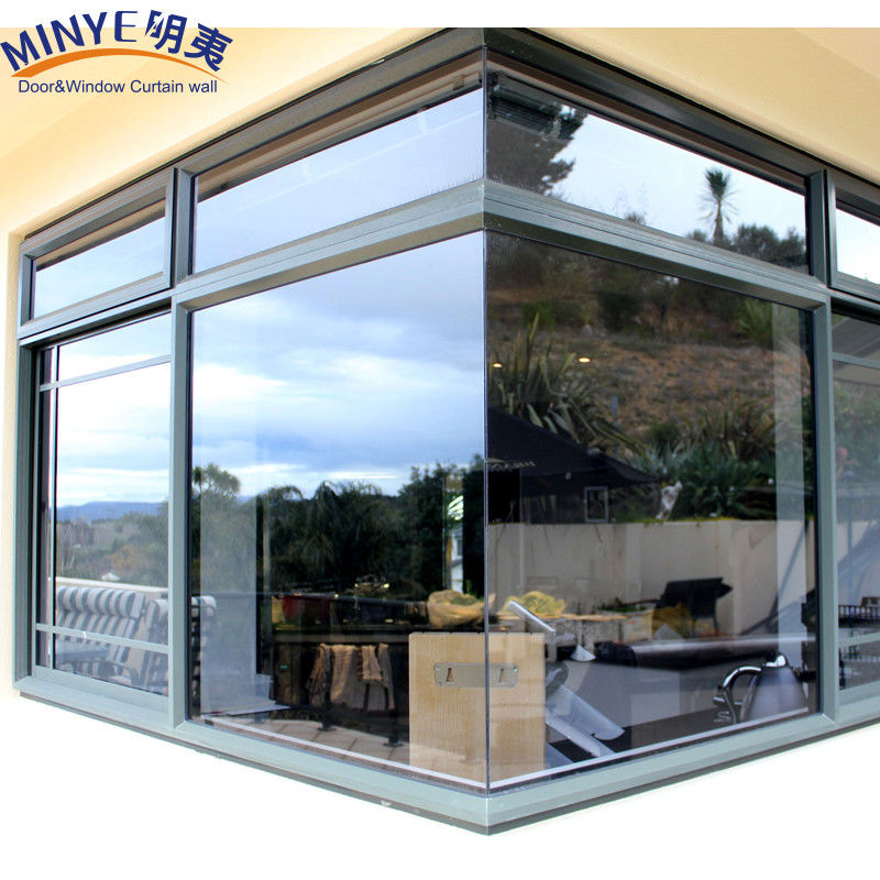 Seamless Aluminum Alloy Frame Reinforced Corner Windows for Modern and Sleek Design