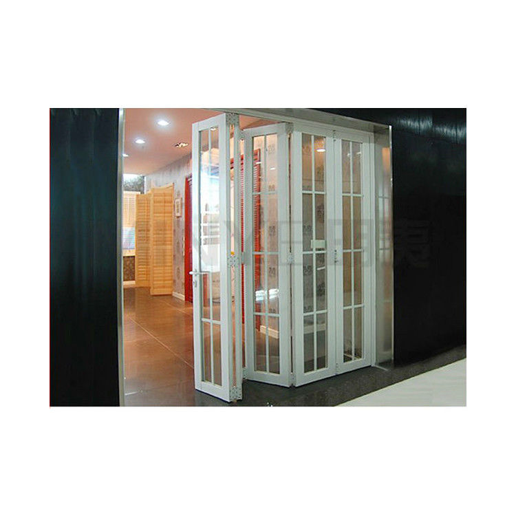 Sell Exterior Double Tempered Double Glazed Glass Folding Door for Partition Wall