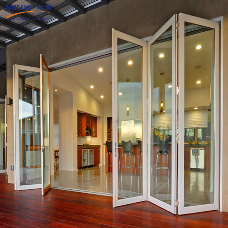2.5mm Profile Thickness Chinese Top Aluminum Bi-Folding Door/Partition Wall Design