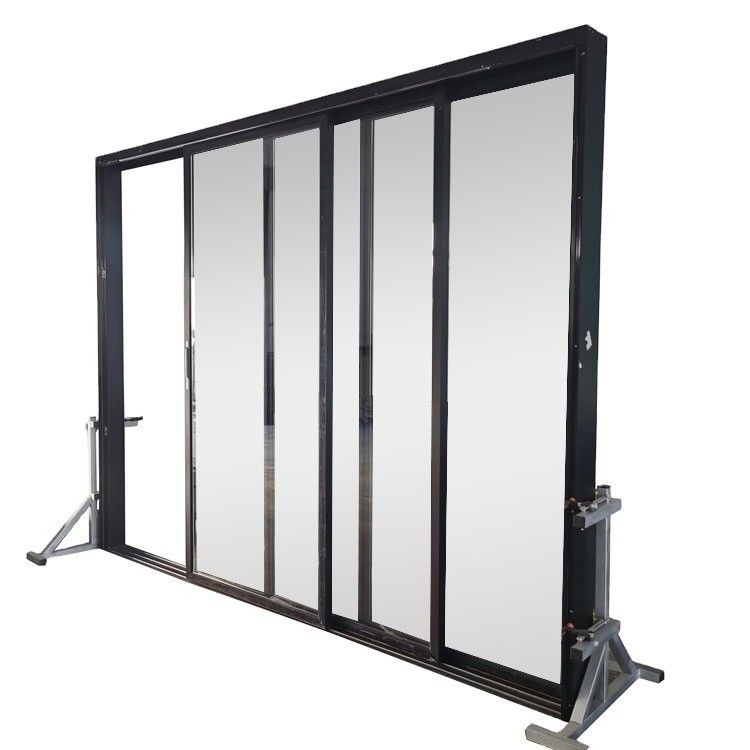 Aluminium Glass Sliding Door Finished in Modern Design Style for Security Patio Door