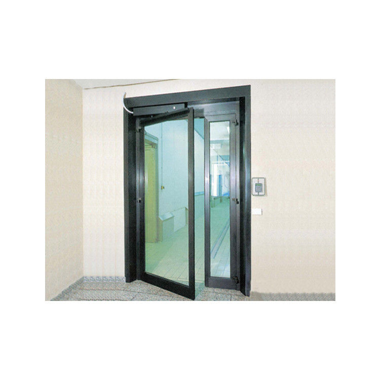 Solid Aluminum Alloy Tempered Glass Door in Modern Design Style with Casement Opening