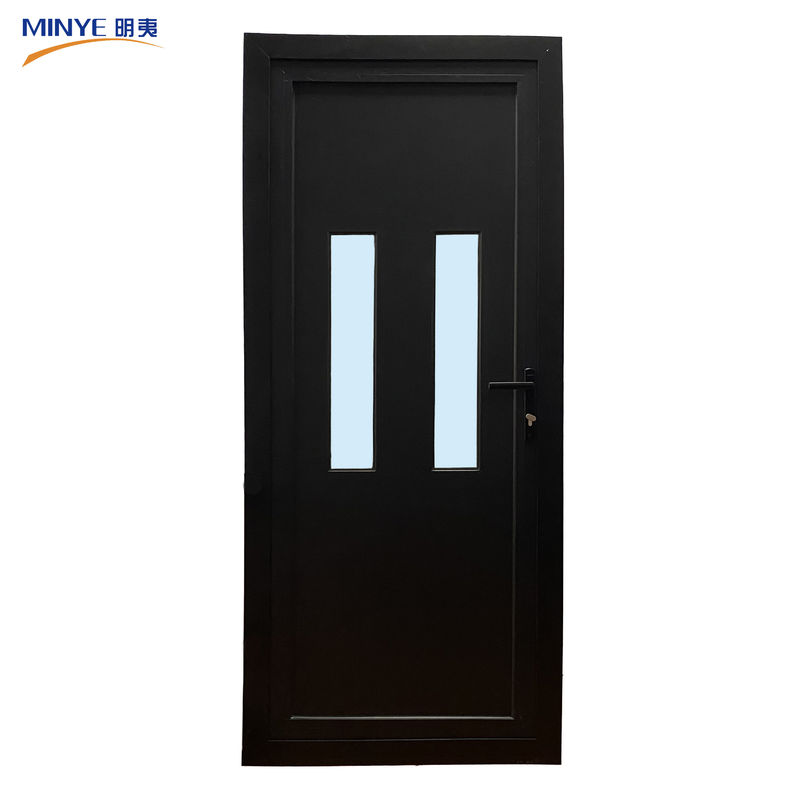 Side Opening Casement Door Single Door with Aluminum Plate 5mm 9A 5mm Glass