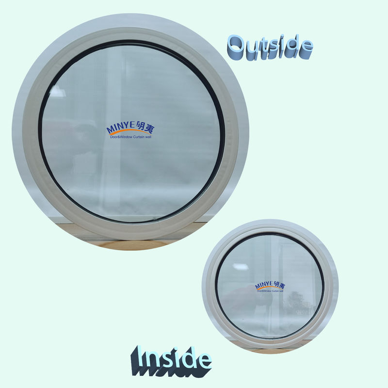 Add Elegance to Your Commercial Space with a Minimalist Round Window in Aluminum Alloy