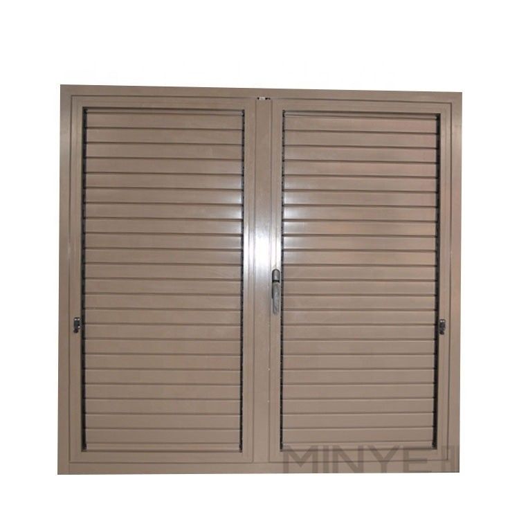 Customized Size Adjustable Louver Shutter for Interior Window in Powder Coated Finish