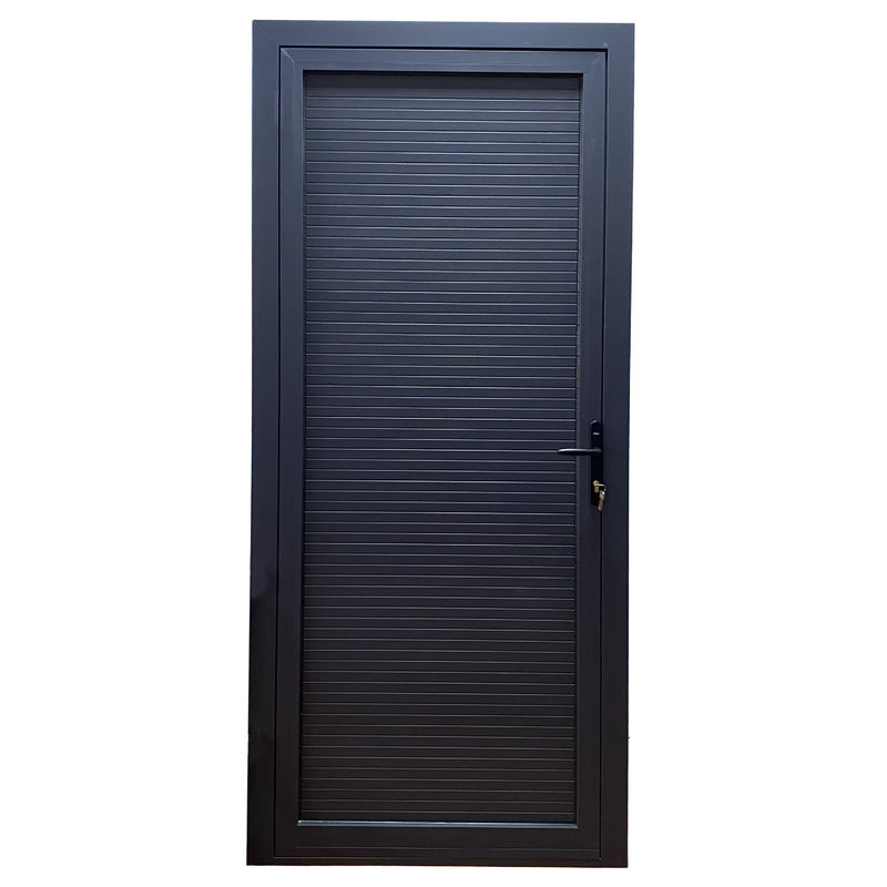 Aluminum Swing Casement Doors with Long Service Life and Sound-proof Shutters Design