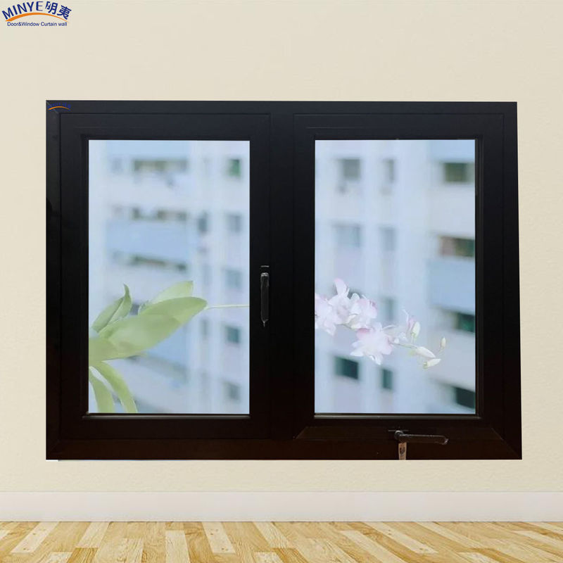 Customized Colors Aluminum Casement and Awning Windows with Double Tempered Glass