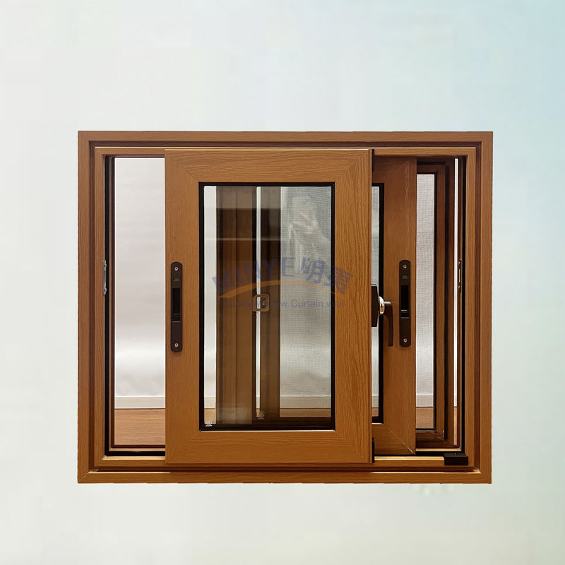 Horizontal Opening Pattern Sliding Glass Window for Customized Size in Home and Office