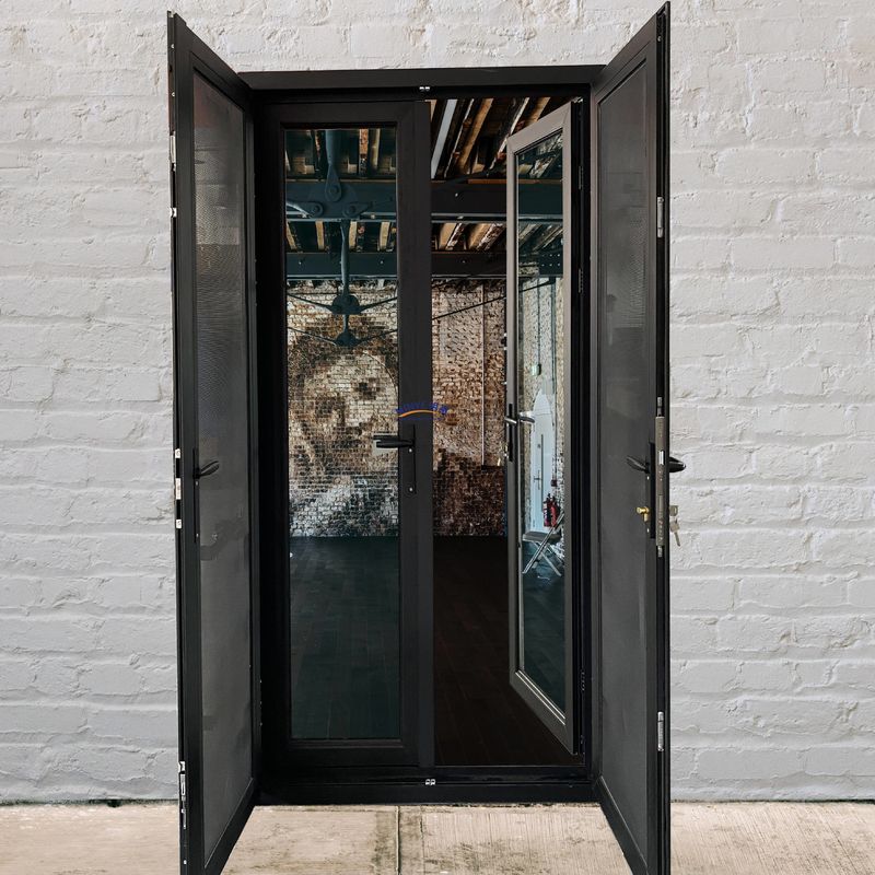 Customized Color Double Open Door for French Casement Doors Enhancing Ventilation and Aesthetics