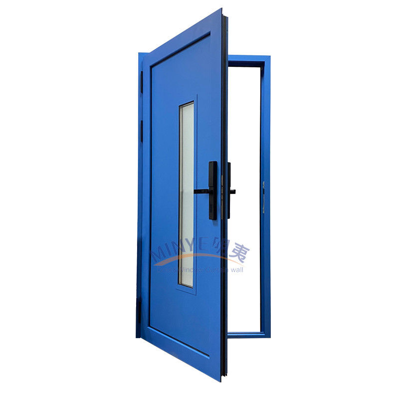 Anti-Theft French Design Aluminum Alloy Front Entry Door Perfect for Home or Business