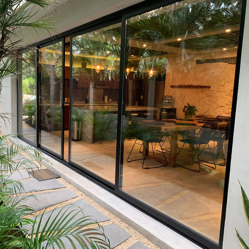 Waterproof Stacker Door for House Patio Design Heat Insulation Soundproof Save Energy