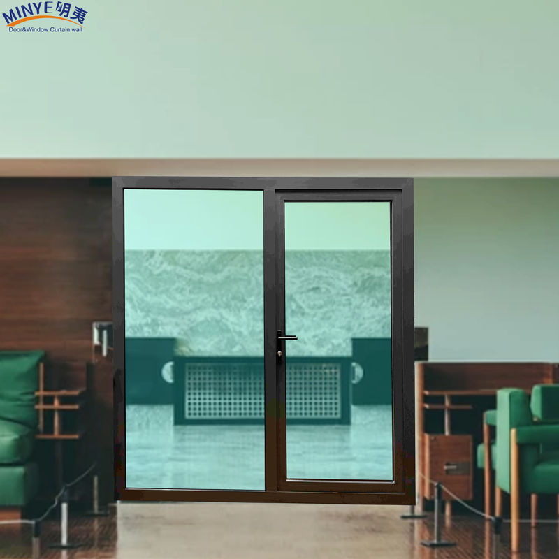 FiberGlass Screen Netting Material Glass Swing Door Shop Villa Graphic Design Solution