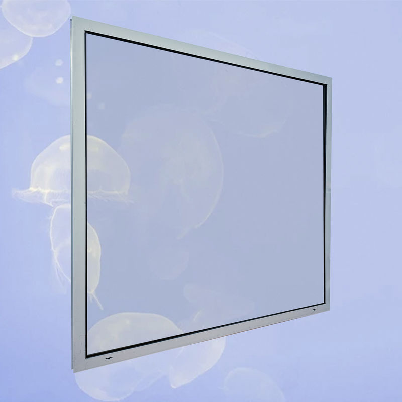 Alumium Frame Double Tempered Glass Black Picture Window for Product Promotion