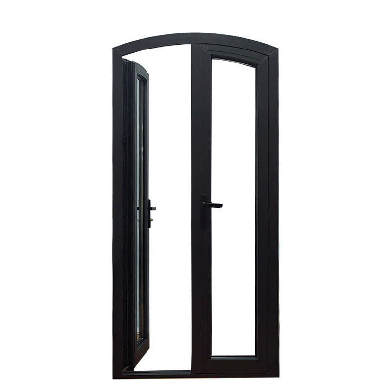 Customized Color Front Entry Casement Door for Home and Commercial in Aluminum Alloy