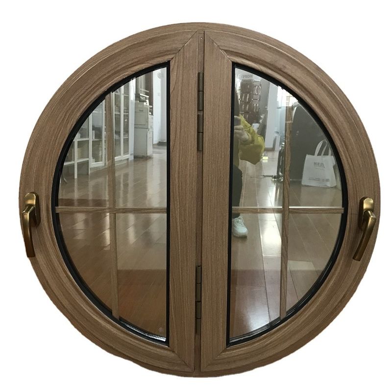 Good Corrosion Resistance Aluminum Round Casement Window with High Strength and Style