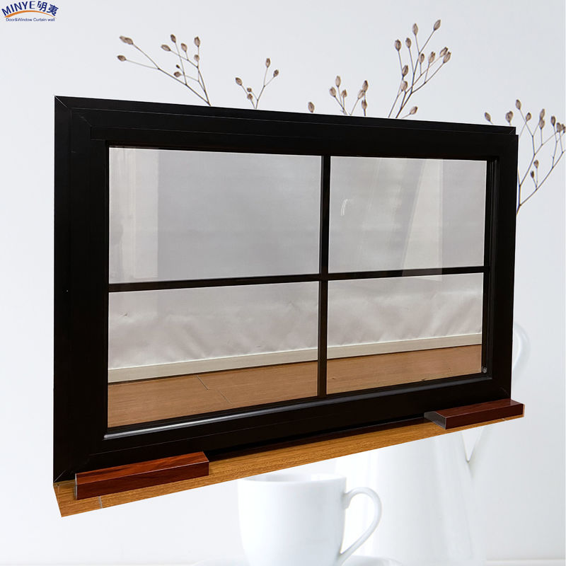 Customized Colors Thermal Break Aluminum Fixed Window with High Strength and Modern Design
