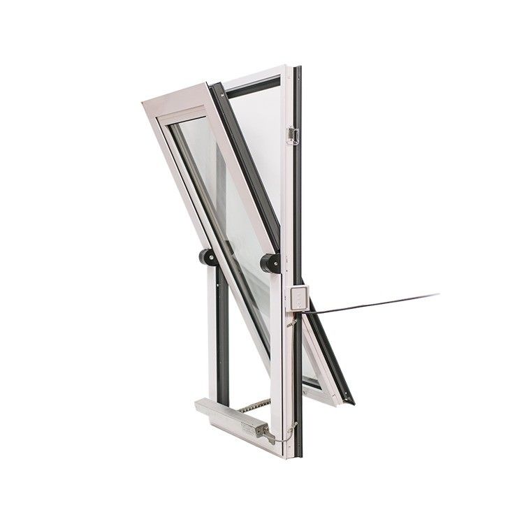 Customized Size Electric Mid-Hung Casement Windows for European Market