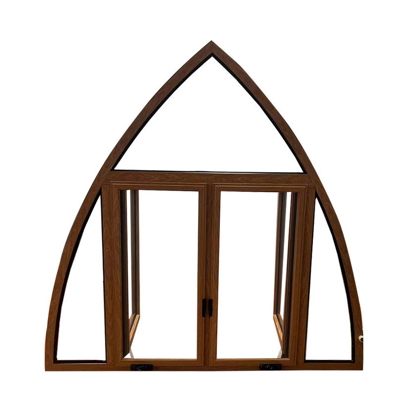 Modern Design Windproof Aluminum Alloy Frame Vertical Swing Opening Window for Market